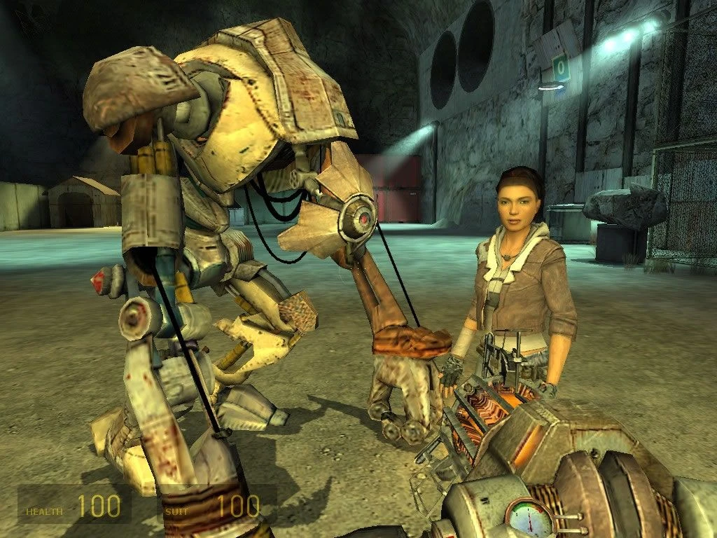 Screenshot from the game Half-Life 2 (2004)