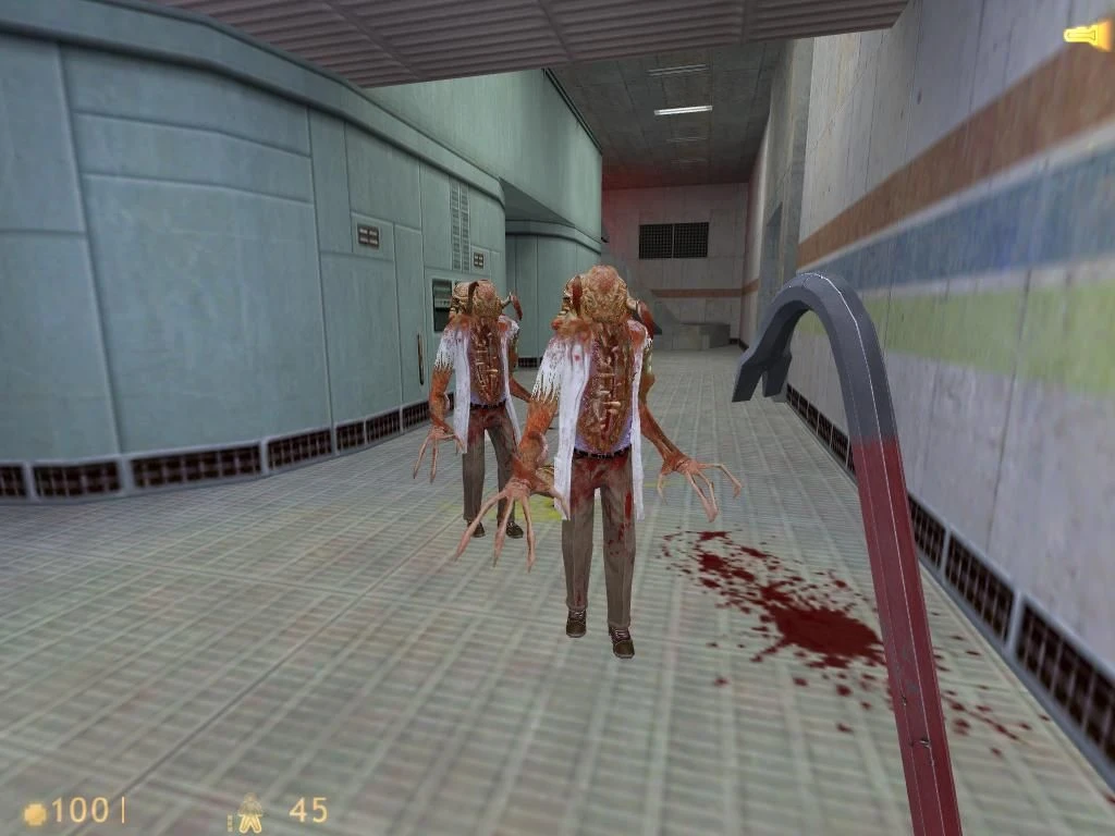 Screenshot from the game Half-Life (1998)