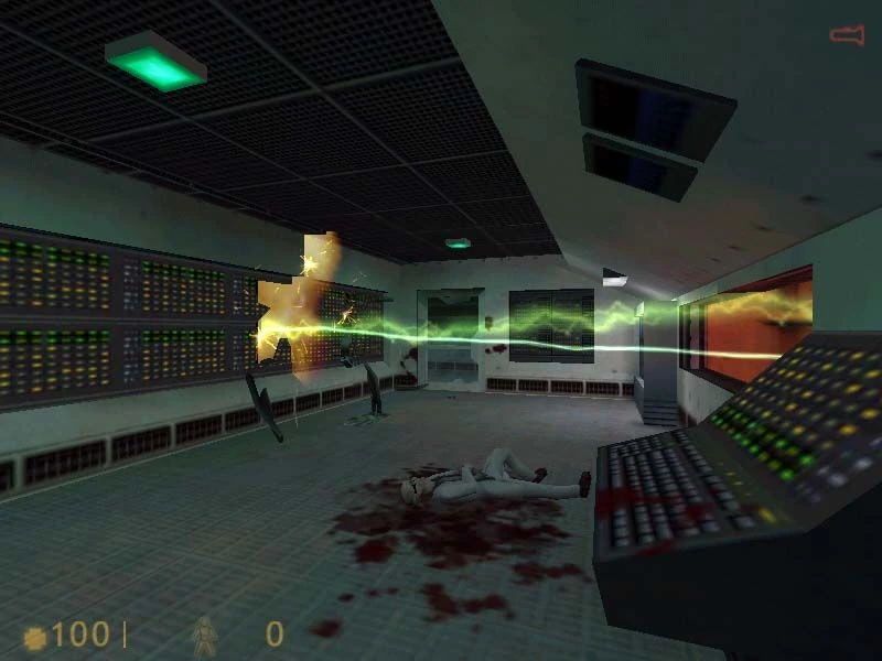 Screenshot from the game Half-Life (1998)