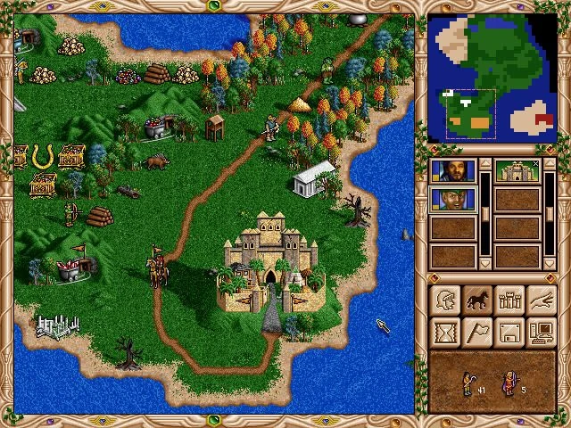 Imagen del juego Heroes of Might and Magic II: The Succession Wars (1996)
