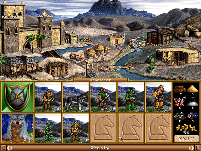 Imagen del juego Heroes of Might and Magic II: The Succession Wars (1996)
