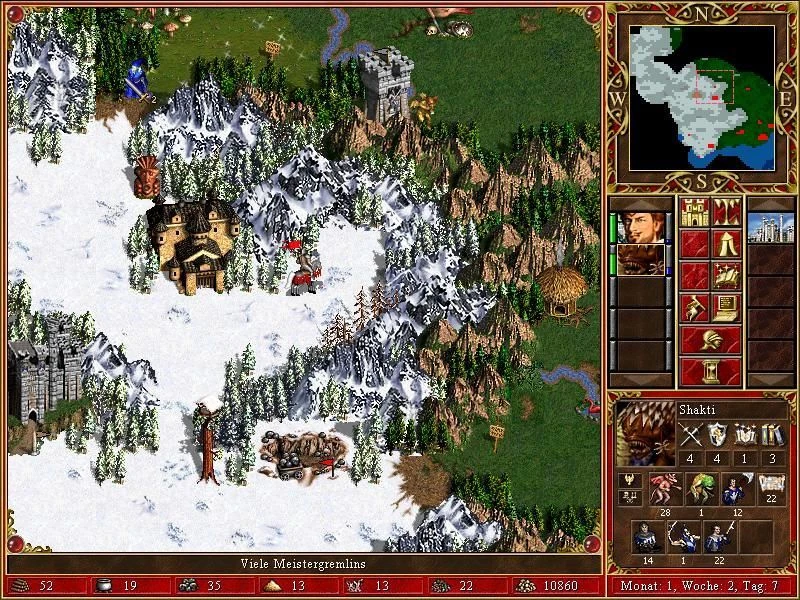 Imagen del juego Heroes of Might and Magic III: The Restoration of Erathia (1999)
