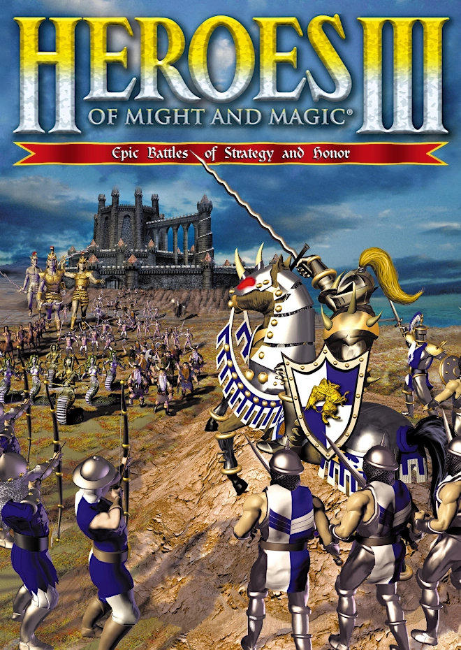 Póster del juego Heroes of Might and Magic III: The Restoration of Erathia (1999)