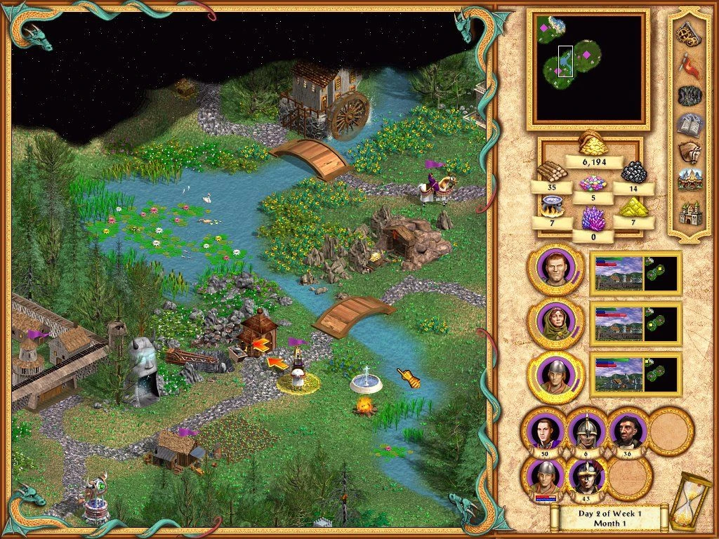 Image from the game Heroes of Might and Magic IV (2002)
