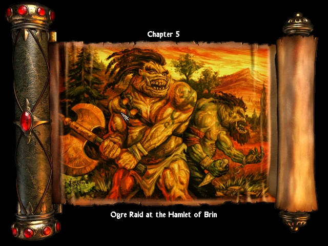 Screenshot from the game Nox (2000)