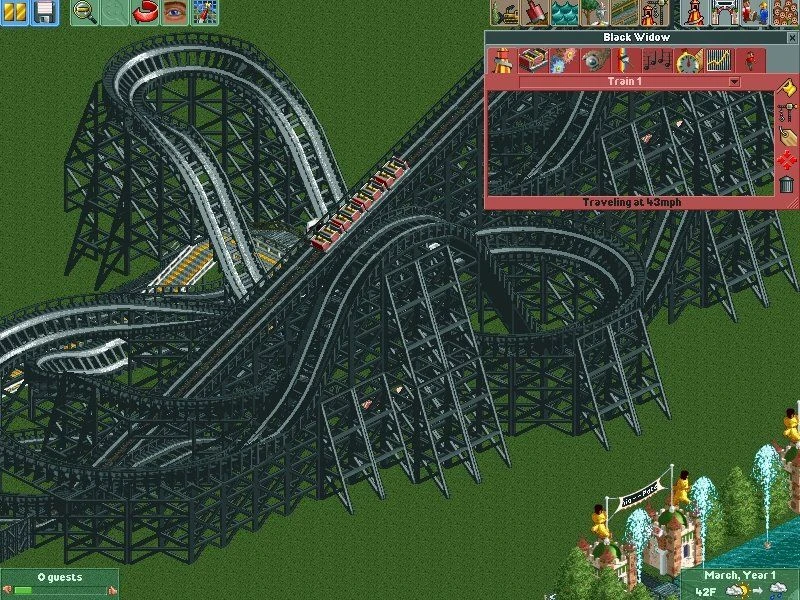 Imagen del juego RollerCoaster Tycoon 2 (2002)