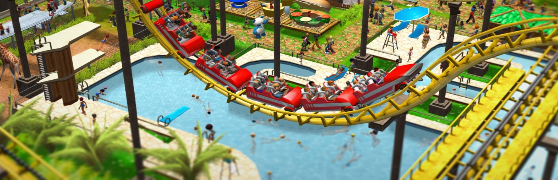 Фонове зображення з гри RollerCoaster Tycoon 3 (2004)