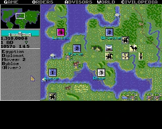 Imagen del juego Sid Meier's Civilization (1991)