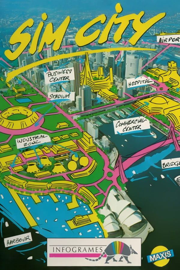 Spielposter von SimCity (1989)