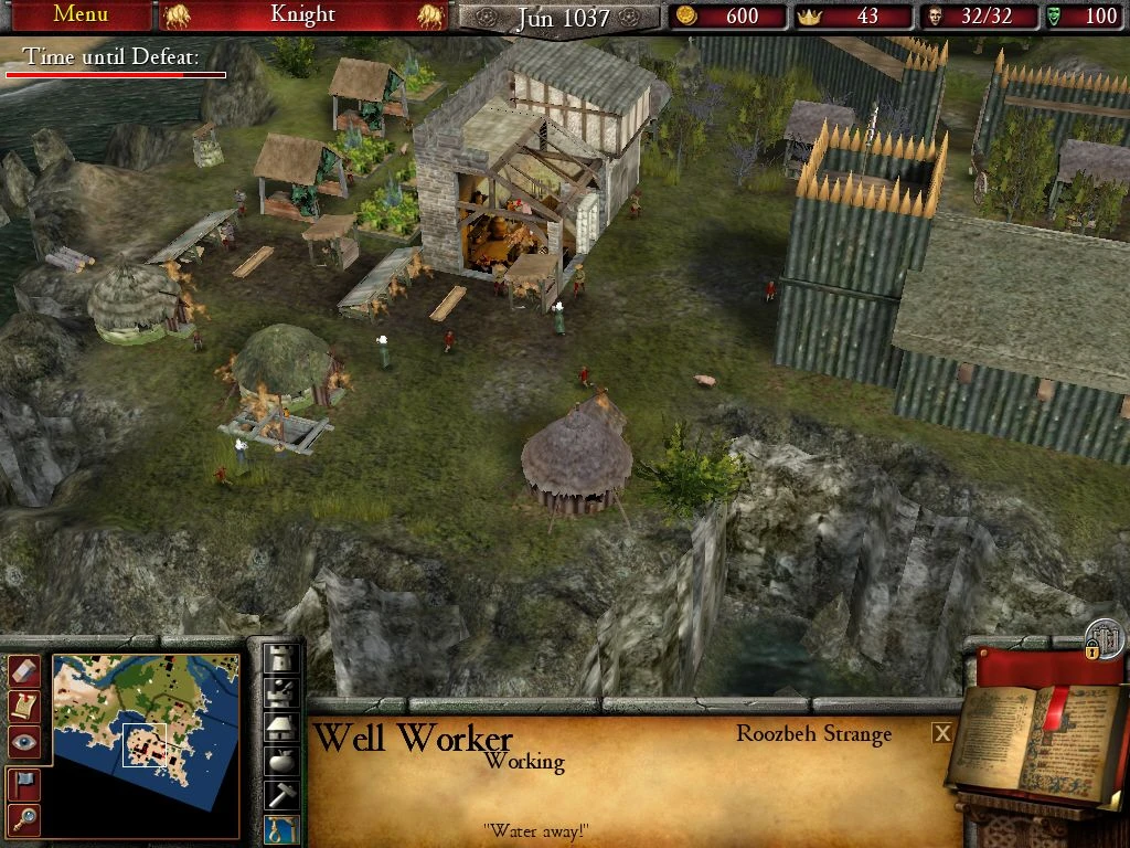 Screenshot from the game Stronghold 2 (2005)