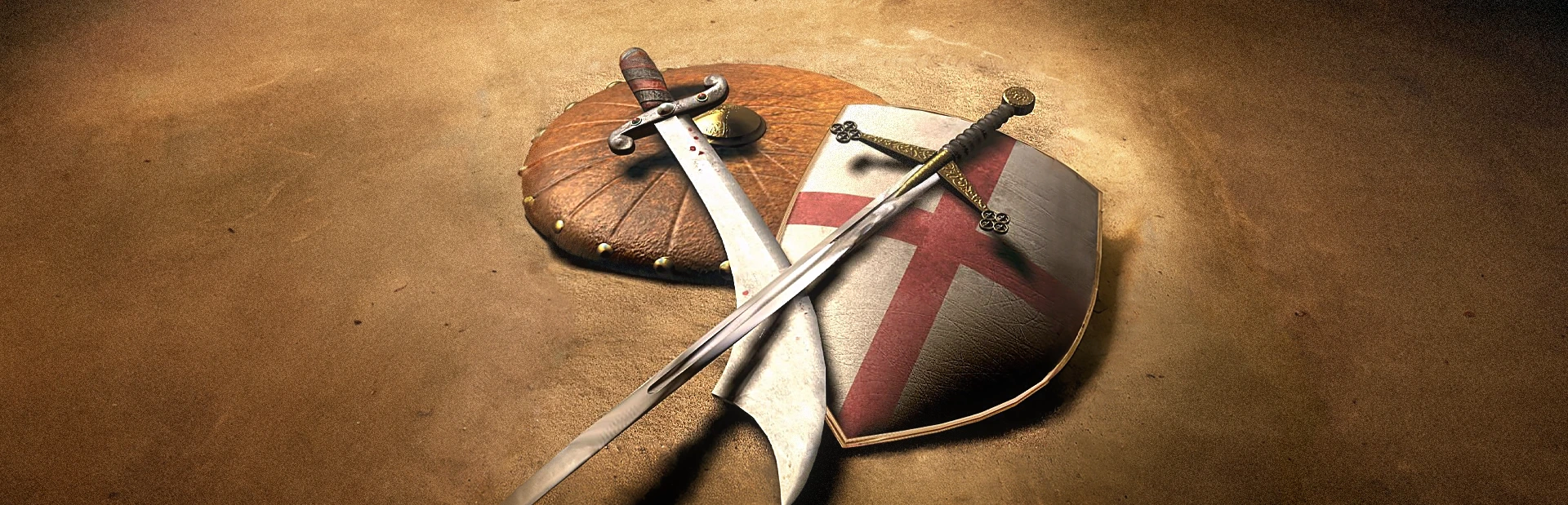 Background image from the game Stronghold: Crusader (2002)