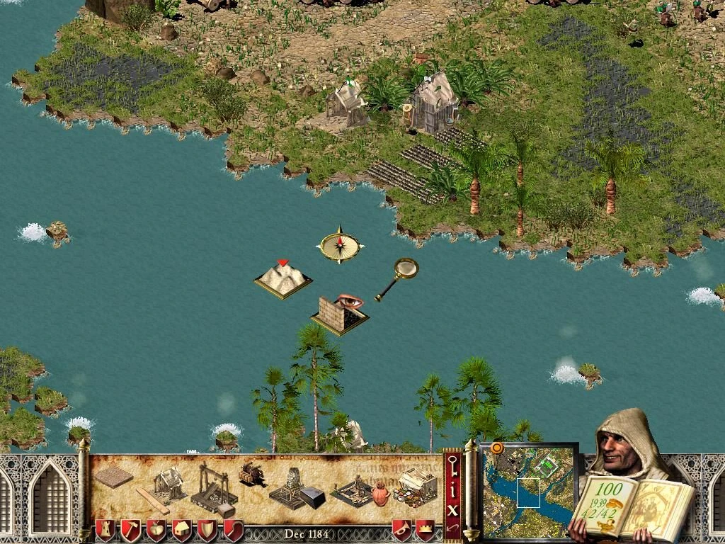 Screenshot from the game Stronghold: Crusader (2002)
