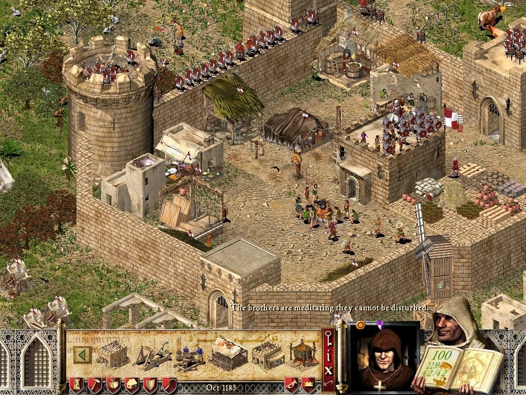 Screenshot aus dem Spiel Stronghold: Crusader (2002)