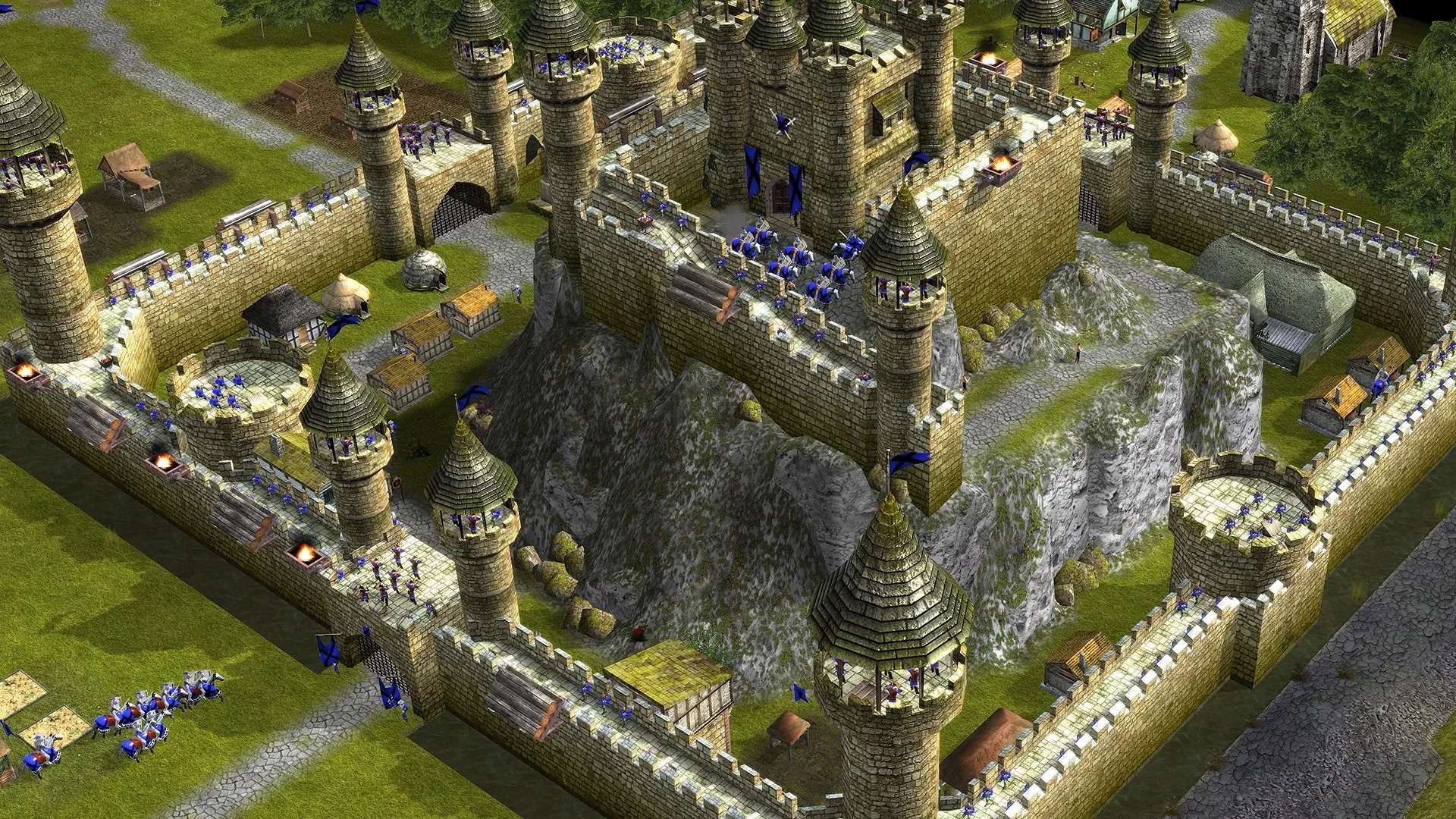 Screenshot from the game Stronghold Legends (2006)