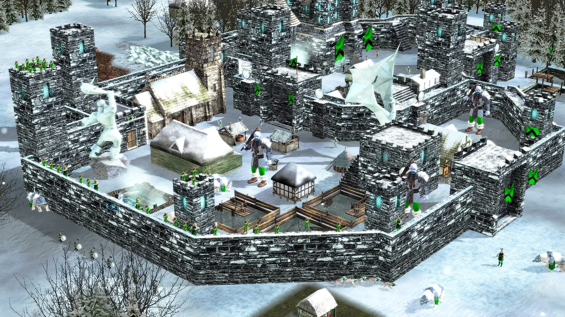 Screenshot from the game Stronghold Legends (2006)