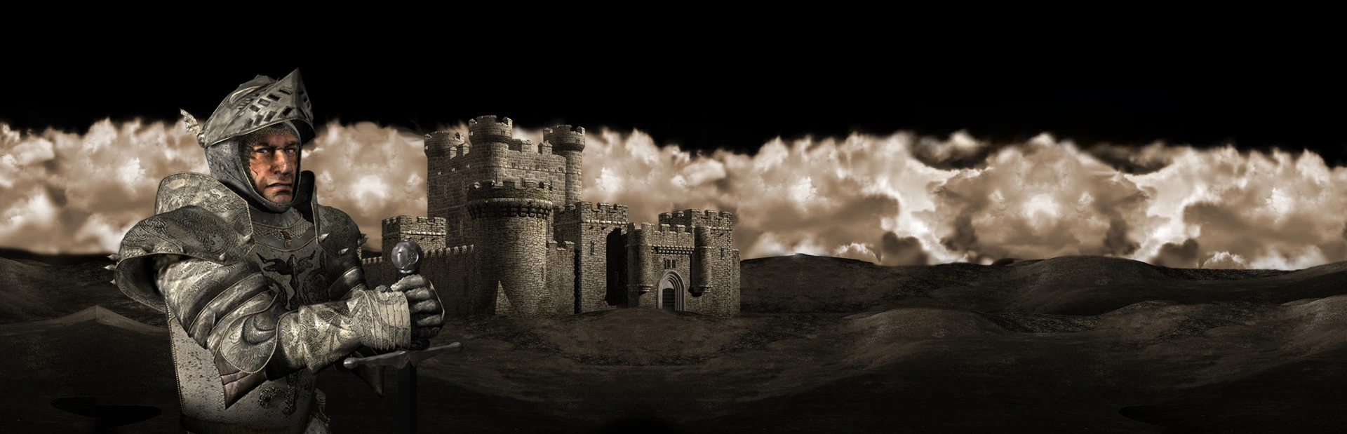 Background image from the game Stronghold (2001)