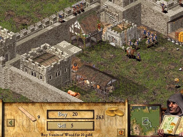 Screenshot from the game Stronghold  (2001)