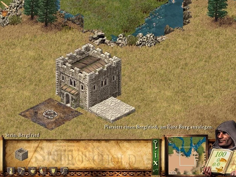 Screenshot from the game Stronghold  (2001)
