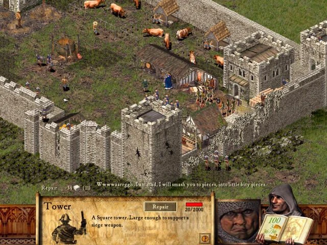 Screenshot from the game Stronghold  (2001)