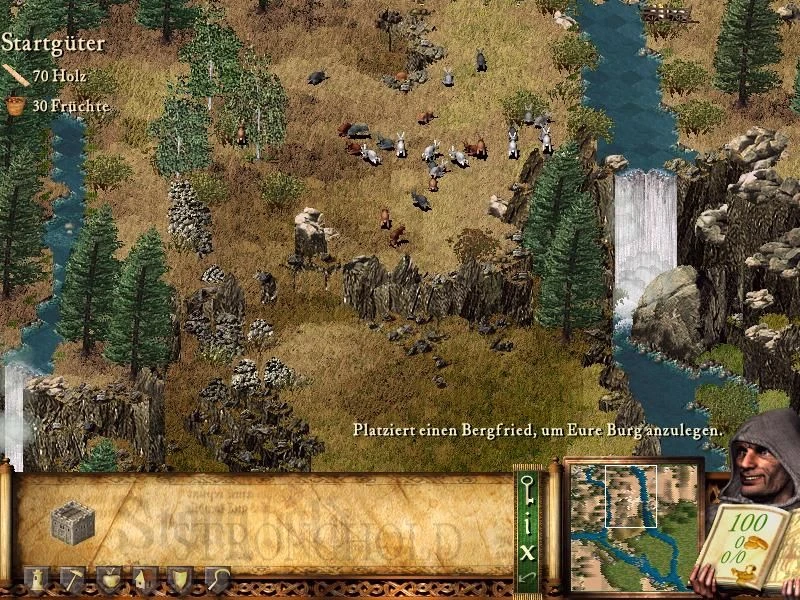 Screenshot from the game Stronghold  (2001)