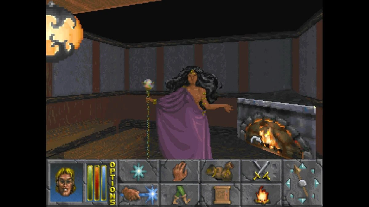 Image from the game The Elder Scrolls II: Daggerfall (1996)