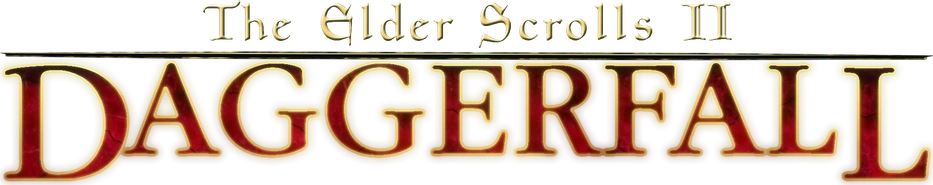 Game logo of The Elder Scrolls II: Daggerfall (1996)