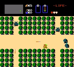Bild aus dem Spiel The Legend of Zelda (1987)