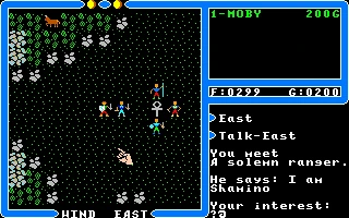 Изображение из игры Ultima IV: Quest of The Avatar (1985)