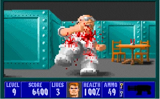 Изображение из игры Wolfenstein 3D (1992)