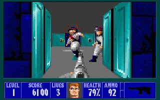 Изображение из игры Wolfenstein 3D (1992)