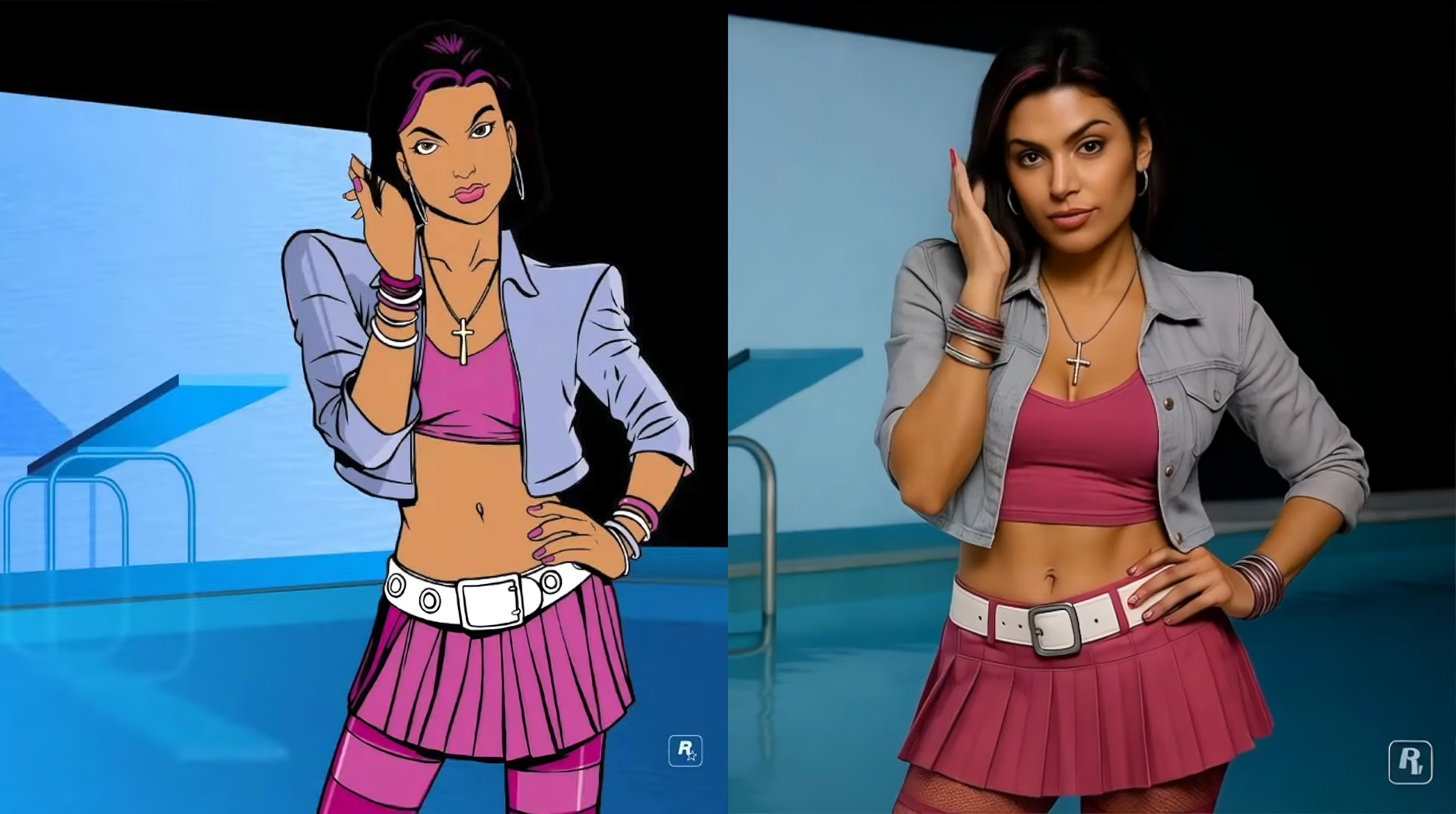 What would the characters from GTA, Bully, Stronghold Crusader, and other games look like in the real world?